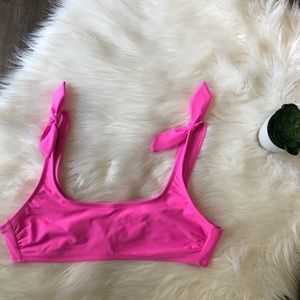 Hot Pink Bikini Top